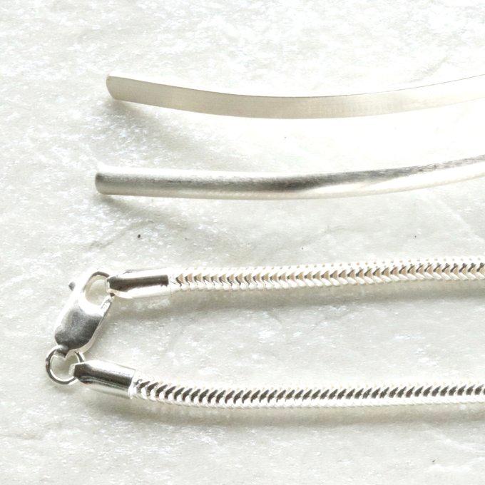 ペアにもなるボリュームスネークネックレス | 8枚目