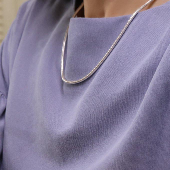 ペアにもなるボリュームスネークネックレス | 3枚目