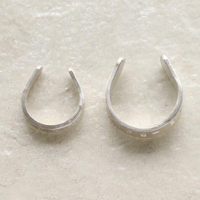 ペアにもなる馬蹄リング（刻印リング）幸運のホースシュー４ｍｍ幅 | 4枚目