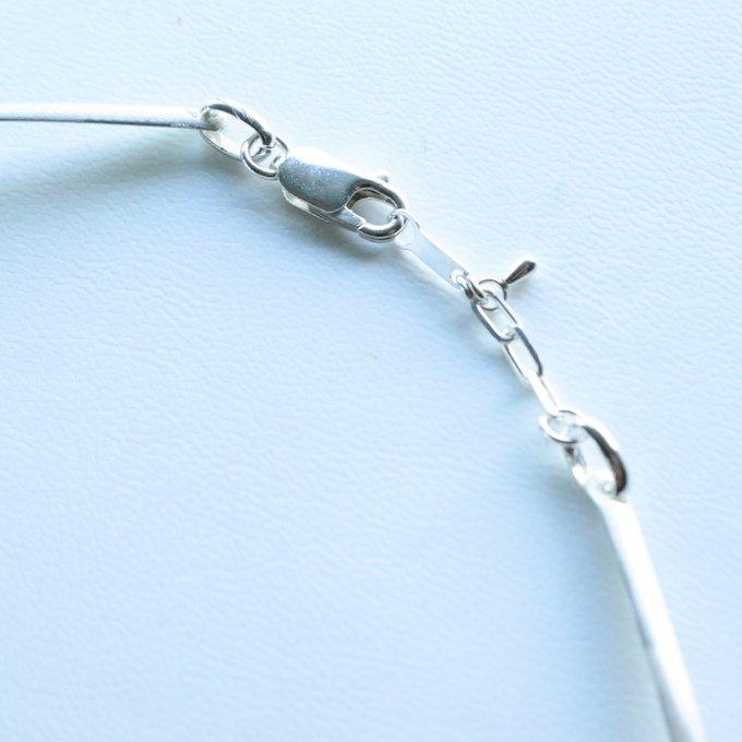 ハミ（ビット）シルバーチョーカーネックレス | 5枚目