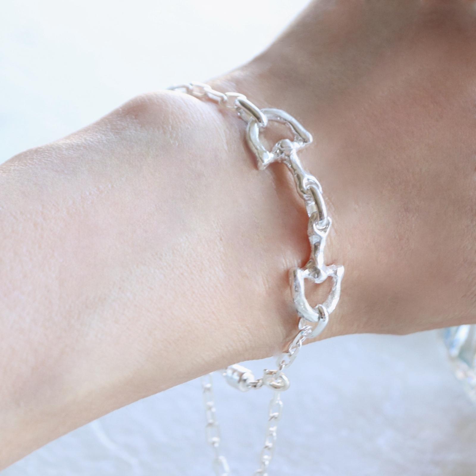 馬のビット（ハミ）SVブレスレット