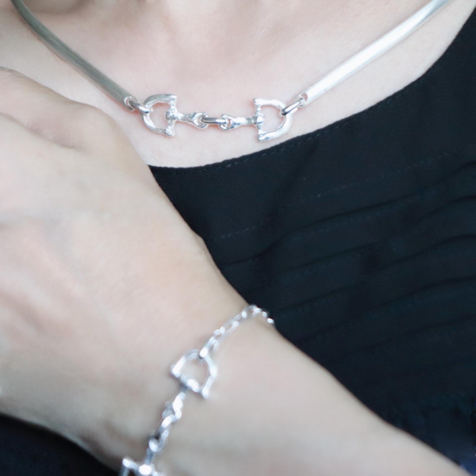 馬のビット（ハミ）SVブレスレット | 4枚目