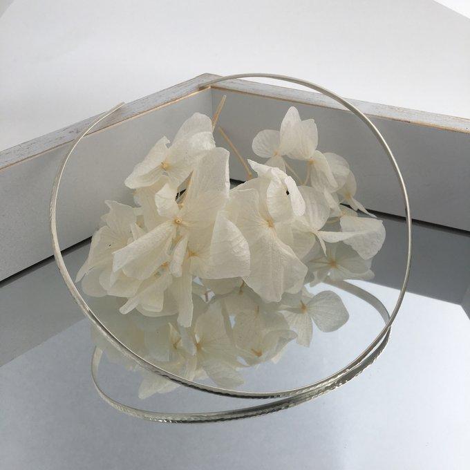 なめらかな凹凸シルバーチョーカー