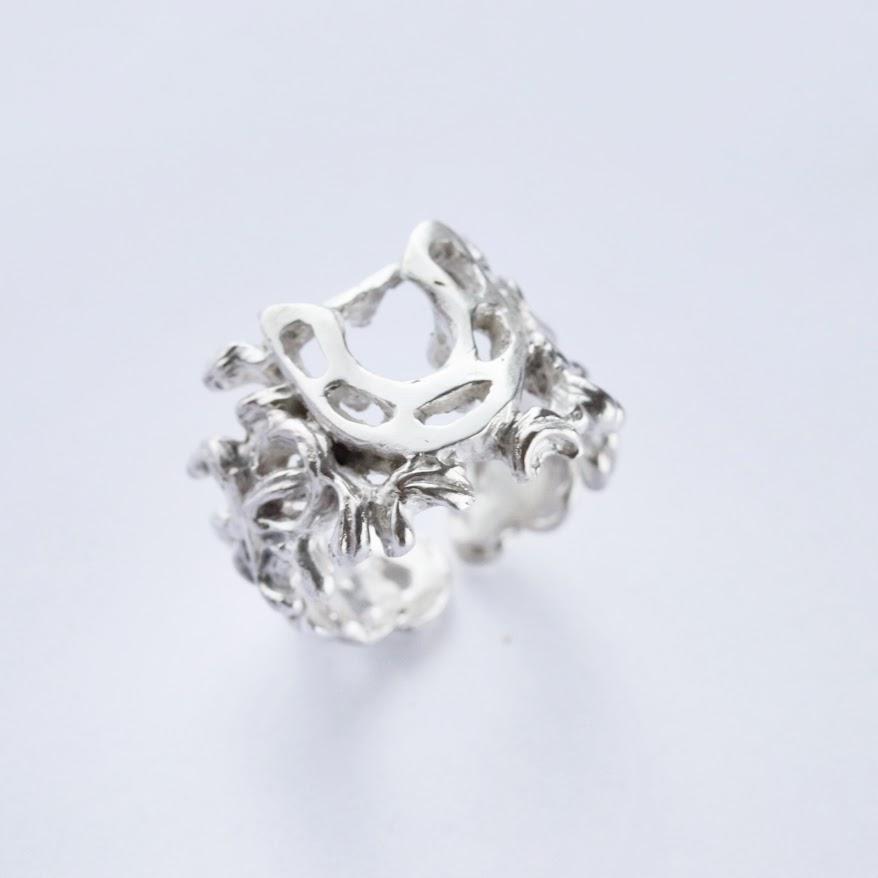 馬蹄アラベスクオープンリング | 7枚目